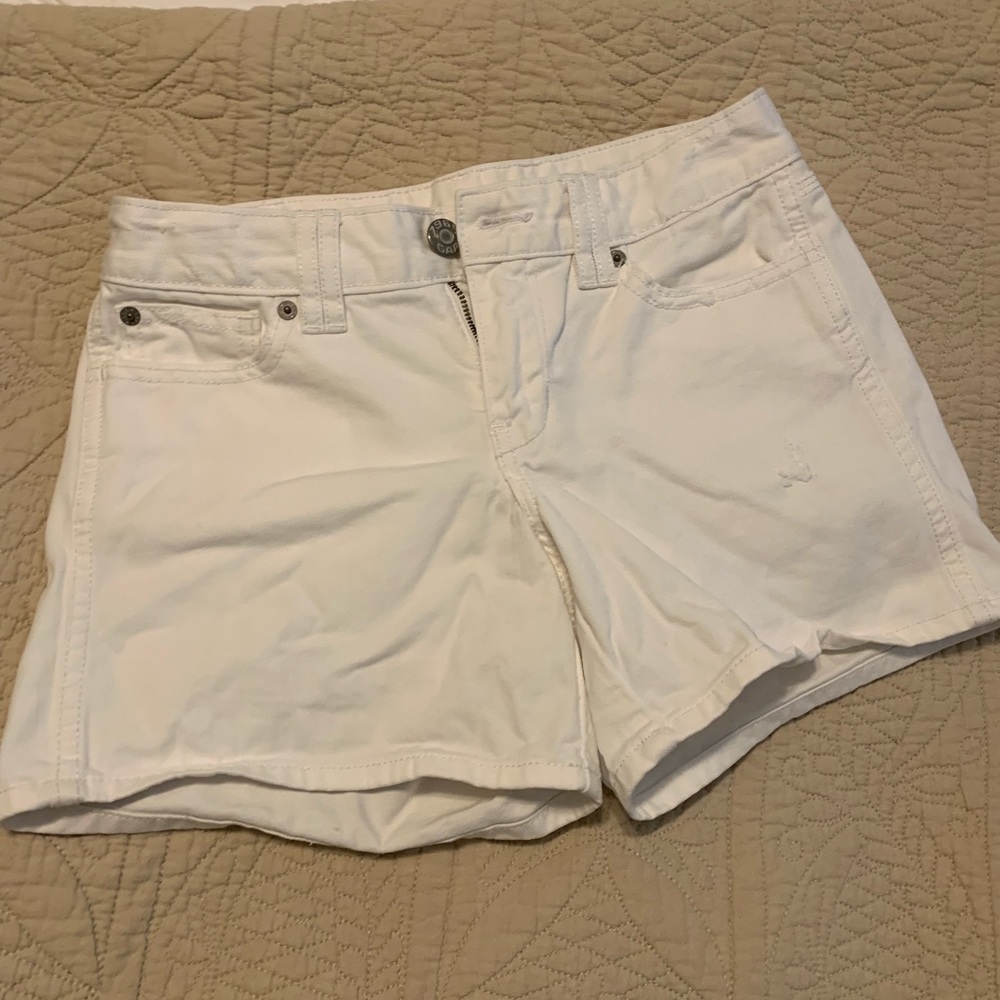 Gap White denim shorts